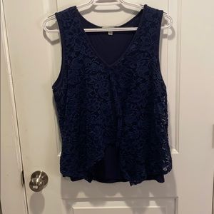 Lace tank top